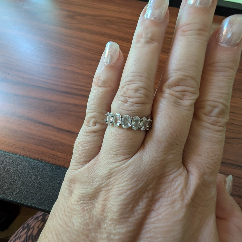 Elegant Silver Women's Ring - Picture 6 of 9